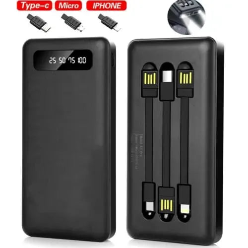 J CELL 10000 MAH Super Fast Power Bank 1000 MAH - Best Charging Power Bank With Mini Body But Big Capacity -