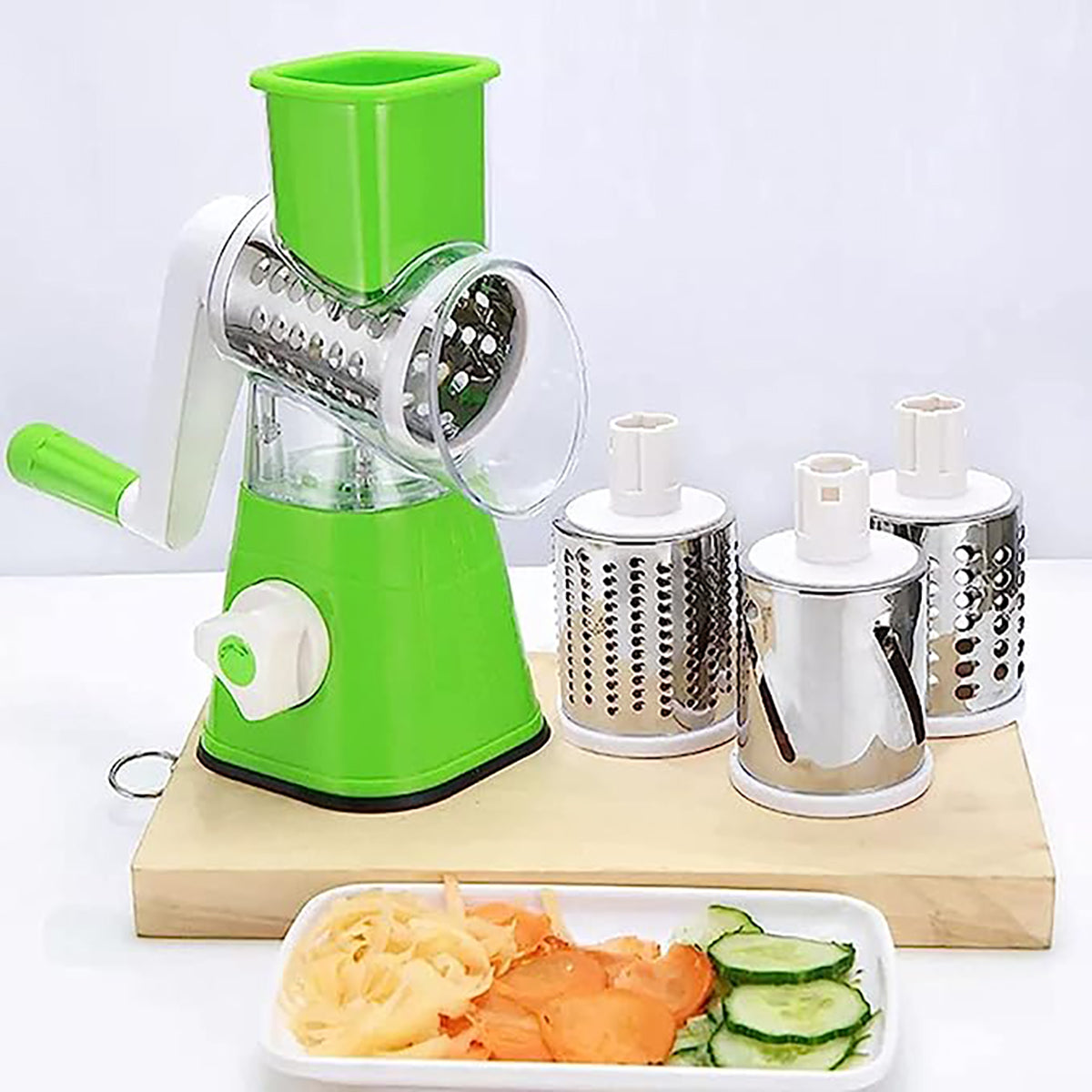 Manual Vegetable Cutter Slicer Round ,Grater,3 in1 Slicer,kadokash,